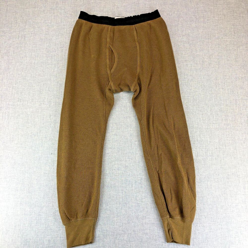 Vintage Morgan Mills Arctex Medium Thermal Fleeced Long Underwear Baselayer Mens